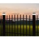 GreenBlue GB128 LED Solar Post Cap Light, 100x100mm, Black