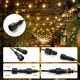 Outdoor LED String Lights 15m 25 Bulbs 9 Modes 9W