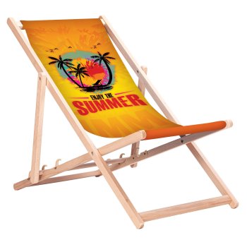 Greenblue GB183 Enjoy The Summer Classic Beech Deckchair