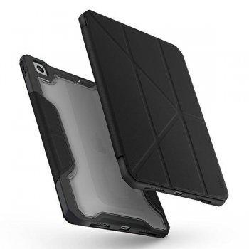 Apple iPad 10.2" 2019 / 2020 / 2021 Uniq Etui Trexa Cover Case, Black | Planšetes Vāciņš Maciņš Apvalks...