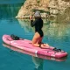 Надувная SUP-доска TSUNAMI T10 PRO 350 см с веслом, розовая