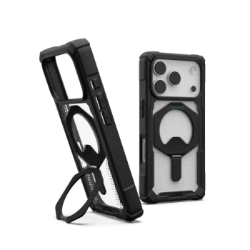 Чехол UAG Plasma XTE MagSafe для iPhone 17 Pro – прозрачный чёрный