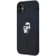 Чехол Karl Lagerfeld для iPhone 11 / XR Silicone Karl & Choupette MagSafe, черный