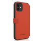 Ferrari iPhone 12 mini atverams vāciņš maciņš grāmatiņa On Track Perforated, sarkans