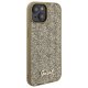 Apple iPhone 15 6.1\'\' Guess Disco Metal Script Case Cover, Gold