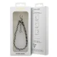 Guess Chain Metal Logo Charm telefona siksniņa, melna