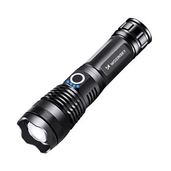 Тактический фонарь Wozinsky WLT-15W 15W 1500 лм CREE IP65, черный