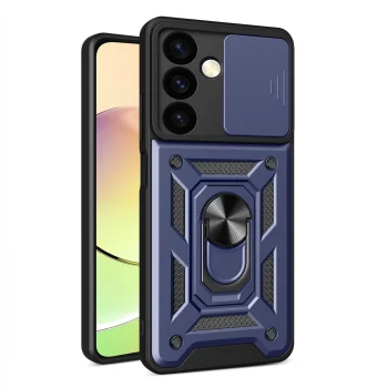 Samsung Galaxy S24+ Plus (SM-S926) Armor Guard TPU Hybrid Camshield Case Cover, Blue | Telefona Vāciņš Maciņš...