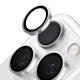 Защитное стекло на камеру Torras Lensguard для iPhone 16 Pro, серое
