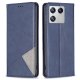 Xiaomi 13 Geometric Pattern Leather Stand Case Cover, Blue | Vāks Maciņš Maks Grāmatiņa Apvalks