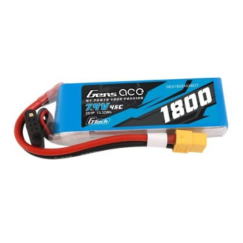 Аккумулятор Gens Ace G-Tech LiPo 1800mAh 7.4V 45C 2S1P XT60