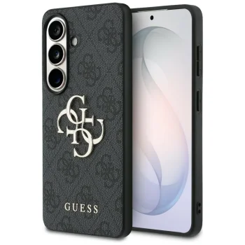 Guess 4G Big Metal Logo vāciņš Samsung Galaxy S26, melns
