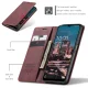 Samsung Galaxy A34 (SM-A346) CASEME Wallet Magnetic Leather Case Cover, Wine Red | Чехол для Телефона...