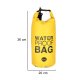 Waterproof Dry Bag Backpack for Hiking Camping Canoeing Traveling 10L, Yellow