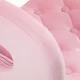 Вращающееся косметическое кресло 4Rico QS-OF213G велюр, розовое