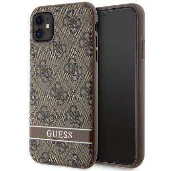 Чехол Guess для iPhone 11 / XR 4G Stripe, коричневый