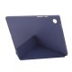 Samsung Galaxy Tab A8 10.5 (2021) (2022) (SM-X200/X205) V-fold Stand Silicone Book Case Cover, Purple | Vāks Maks...