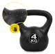 4FIZJO svarbumba treniņiem 4 kg, melna