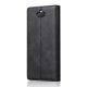 Vintage Leather Stand Case for Sony Xperia 10 Plus - Black– vāks maks