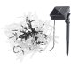 Saules bateriju dārza virtene Spāres, 6.5m, 30 LED, silti balta