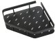 Corner Bathroom Shelf Loft, Metal, Black