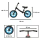 Ультралегкий беговел Trike Fix Balance, черно-синий