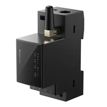 EcoFlow 120A viedais trīsfāžu un vienfāzes Wi-Fi elektroenerģijas skaitītājs