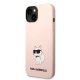 Apple iPhone 14 Plus 6.7\'\' Karl Lagerfeld Silicone Choupette Case Cover (KLHCP14MSNCHBCP), Pink