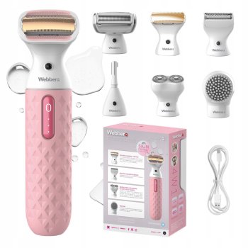 Sieviešu elektriskais skuveklis un 4 vienā trimmeris Webber LG400