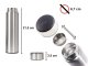 Smart Thermal Mug Bottle Thermos Flask with LCD Display and Temperature Sensor - 500ml, Silver