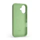 Чехол Etteri Silicone Case для iPhone 16 Plus светло-зеленый