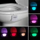 Tualetes poda LED lampa ar gaismas un kustības sensoru | LED Toilet Lamp