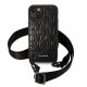 Apple iPhone 14 Plus 6.7\'\' Karl Lagerfeld Monogram Plaque Logo Strap Case Cover (KLHCP14MSTMK), Black | Чехол...