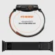 Tech-Protect Nylon Elite siksniņa Apple Watch 44/45/46/49 mm, melni oranža