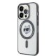 Karl Lagerfeld iPhone 15 Pro Max vāciņš IML Choupette\'s Head MagSafe, caurspīdīgs