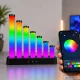 LED RGB galda lampa ar Music Sync un pulti 24x24 cm