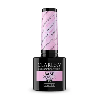 Claresa Power Base 13 hibrīda nagu bāze, vēss rozā, 5 g