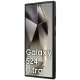DKNY Samsung Galaxy S24 Ultra Case Mono Stripe & Metal Logo, Black