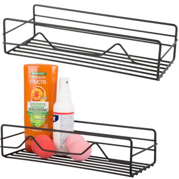 Vannas istabas bēniņu dušas plaukts piekaramais metāla | Bathroom loft shower shelf hanging metal