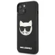 Karl Lagerfeld Ikonik 3D Rubber vāciņš iPhone 13 mini, Melns