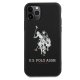Apple iPhone 11 Pro Max 6.5\'\' US Polo Silicone Collection Case Cover (USHCN65SLHRBK), Black | Чехол Кейс...