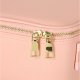 Make-up Case Bag Organaizer with LED Mirror, Rose