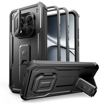 Tech-Protect Kevlar Cam+ Case for Xiaomi Redmi Note 15 Pro 5G - Black