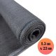 Gotel L52C1 Ēnošanas un maskēšanas tīkls 95%, 1.5x25m, Tumši pelēks