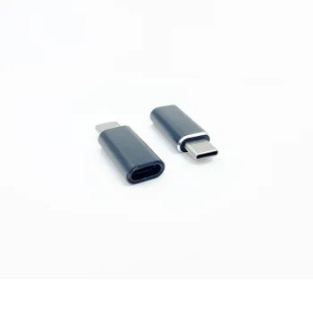 Адаптер Maxlife Lightning на USB-C, Черный