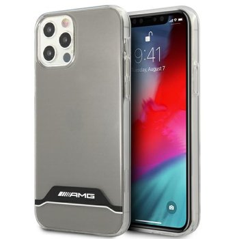 Mercedes AMG Electroplate vāciņš Apple iPhone 12 / 12 Pro caurspīdīgs