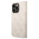 Чехол-книжка Guess для iPhone 14 Pro 4G Vintage Gold Logo Розовый