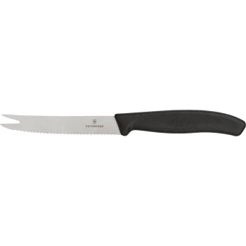 Siera un desas nazis Victorinox Classic 11 cm ar zobainu asmeni, melns