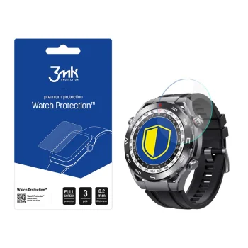 3mk Watch Protection™ hibrīdais stikls v. FlexibleGlass Lite priekš Huawei Watch Ultimate