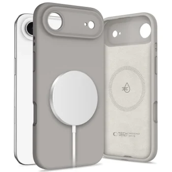Tech-Protect iPhone 17 Air vāciņš Silicone MagSafe, pelēks